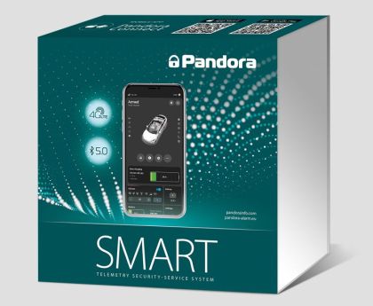 Pandora Smart V4 - автоаларма с имобилайзер, 4G GSM и GPS приемник
